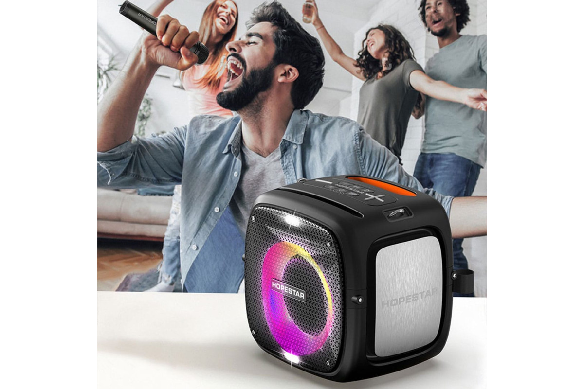 Колонка портативная Hopestar Portable Bass Speaker купить в Бишкеке ...